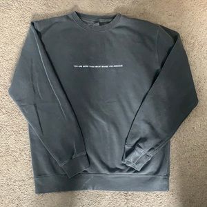 Grey Crewneck Sweatshirt You Are More Than...
